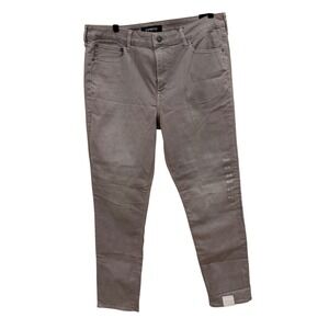 Express Mens Supersoft Slim Fit Jeans Taupe Gray 36x32 NWT 22840243